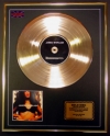 JAMES/LTD EDITION CD GOLD DISC/RECORD/WHIPLASH