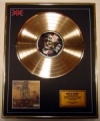 SLAYER/LIMITED EDITION/CD GOLD DISC/ALBUM 'CHRIST ILLUSION'