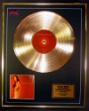 TONI BRAXTON/LTD EDITION CD GOLD DISC/RECORD/THE HEAT