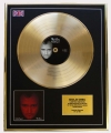 PHIL COLLINS/LTD EDITION CD GOLD DISC/'NO JACKET REQUIRED'/COA
