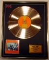THE FLAMING LIPS/LIMITED EDITION/CD GOLD DISC/ALBUM 'CLOUDS TASTE METALLIC'