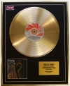 WARLOCK/LIMITED EDITION/CD GOLD DISC/ALBUM 'TRUE AS STEEL'