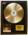 THE CARDIGANS/LIMITED EDITION/CD GOLD DISC/ALBUM 'GRAN TURISIMO'