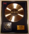 HIM/LIMITED EDITION/CD GOLD DISC/ALBUM 'HIM'