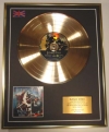 JETHRO TULL/LIMITED EDITION/CD GOLD DISC/ALBUM 'THROUGH THE YEARS'(Jethro Tull)