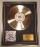 RED HOT CHILI PEPPERS/LIMITED EDITION/CD GOLD DISC/ALBUM 'BLOOD SUGAR SEX MAGIK'/(Red Hot Chili Pepp