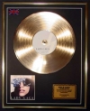 LADY GAGA/LTD. EDITION CD GOLD DISC/RECORD/