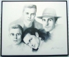 U2/Charcoal print framed (1)