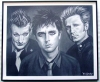 Green Day/Charcoal print framed