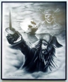 Captain Jack/Charcoal print framed