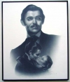Gone With The Wind/Charcoal print framed