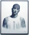 Eminem/Charcoal print framed
