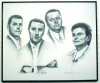 Goodfellas/Charcoal print framed