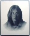 John Lennon/Charcoal print framed
