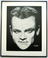 James Cagney/Charcoal print framed
