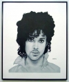 Prince/Charcoal print framed
