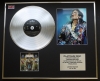 MICHAEL JACKSON/CD PLATINUM DISC & PHOTO DISPLAY/LIMITED EDITION/COA/ALBUM DANGEROUS