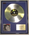 MICHAEL JACKSON/LIMITED EDITION/CD PLATINUM DISC/