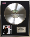 MICHAEL JACKSON/LIMITED EDITION/CD PLATINUM DISC/BAD