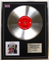 BOB DYLAN//LTD EDITION CD PLATINUM DISC/BRINGING IT ALL BACK HOME