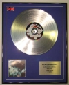 THE CURE/LTD EDITION CD PLATINUM DISC/DISINTEGRATION