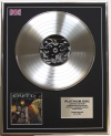 CREED/LTD EDITION CD PLATINUM DISC/WEATHERED
