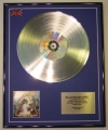 DEF LEPPARD/LTD EDITION CD PLATINUM DISC/HYSTERIA