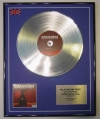 EMINEM/LTD EDITION CD PLATINUM DISC/THE EMINEM SHOW
