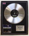 EMINEM/LTD EDITION CD PLATINUM DISC/CURTAIN CALL