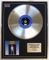 ELVIS PRESLEY/LTD EDITION CD PLATINUM DISC/MOODY BLUE