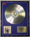 FLEETWOOD MAC/LTD EDITION CD PLATINUM DISC/RUMOURS