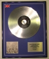 GEORGE MICHAEL/LTD EDITION CD PLATINUM DISC/LISTEN WITHOUT PREJUDICE