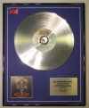 GUNS N' ROSES/LTD EDITION CD PLATINUM DISC/APPETITE FOR DESTRUCTION