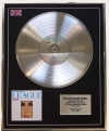 THE HUMAN LEAGUE/LTD EDITION CD PLATINUM DISC/DARE