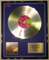JIMI HENDRIX/LTD EDITION CD PLATINUM DISC/BAND OF GYPSYS