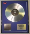 JAY-Z/LTD EDITION CD PLATINUM DISC/THE BLACK ALBUM