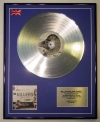 THE KILLERS/LTD EDITION CD PLATINUM DISC/SAM'S TOWN