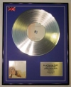 KELLY CLARKSON/LTD EDITION CD PLATINUM DISC/THANKFUL