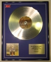 PAUL WELLER/LTD EDITION CD PLATINUM DISC/STANLEY ROAD