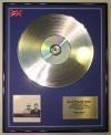 PET SHOP BOYS/LTD EDITION CD PLATINUM DISC/DISCOGRAPHY