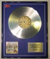 OASIS/LTD EDITION CD PLATINUM DISC/BE HERE NOW