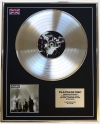 OASIS/LTD EDITION CD PLATINUM DISC/HEATHEN CHEMISTRY