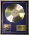 NICKELBACK/LTD EDITION CD PLATINUM DISC/ALL THE RIGHT REASONS