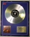NICKELBACK/LTD EDITION CD PLATINUM DISC/THE LONG ROAD