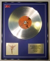NIRVANA/LTD EDITION CD PLATINUM DISC/IN UTERO