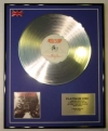 MOTLEY CRUE/LTD EDITION CD PLATINUM DISC/TOO FAST FOR LOVE