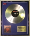 MOTORHEAD/LTD EDITION CD PLATINUM DISC/ACE OF SPADES
