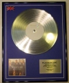 WESTLIFE/LTD EDITION CD PLATINUM DISC/BACK HOME