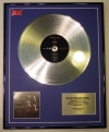 WESTLIFE/LTD EDITION CD PLATINUM DISC/THE LOVE ALBUM