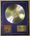 U2/LTD EDITION CD PLATINUM DISC/THE UNFORGETTABLE FIRE